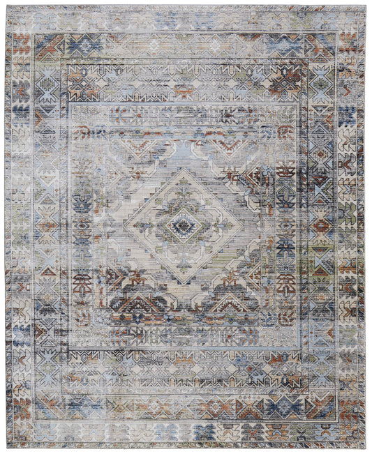 Feizy Melrose 39P0F Ivory Transitional/Casual/Industrial Machinemade Rug