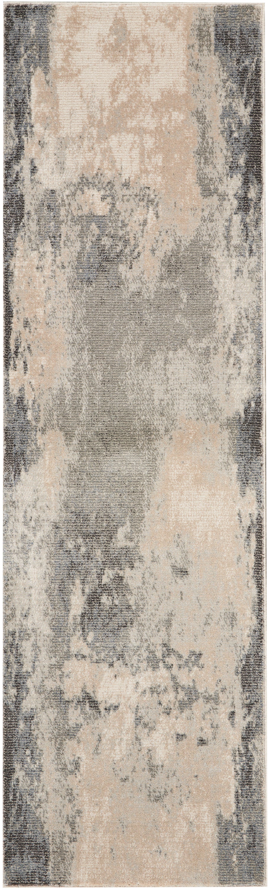 Nourison Home Maxell MAE13 Ivory Grey Contemporary Power-loomed Rugs