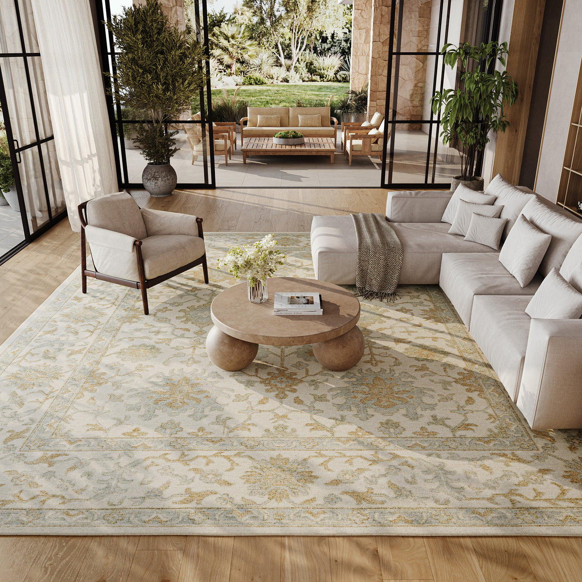 Nourison Home Celia Beige Traditional