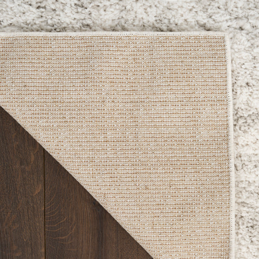 Nourison Home Modern Shag Ivory Grey Contemporary