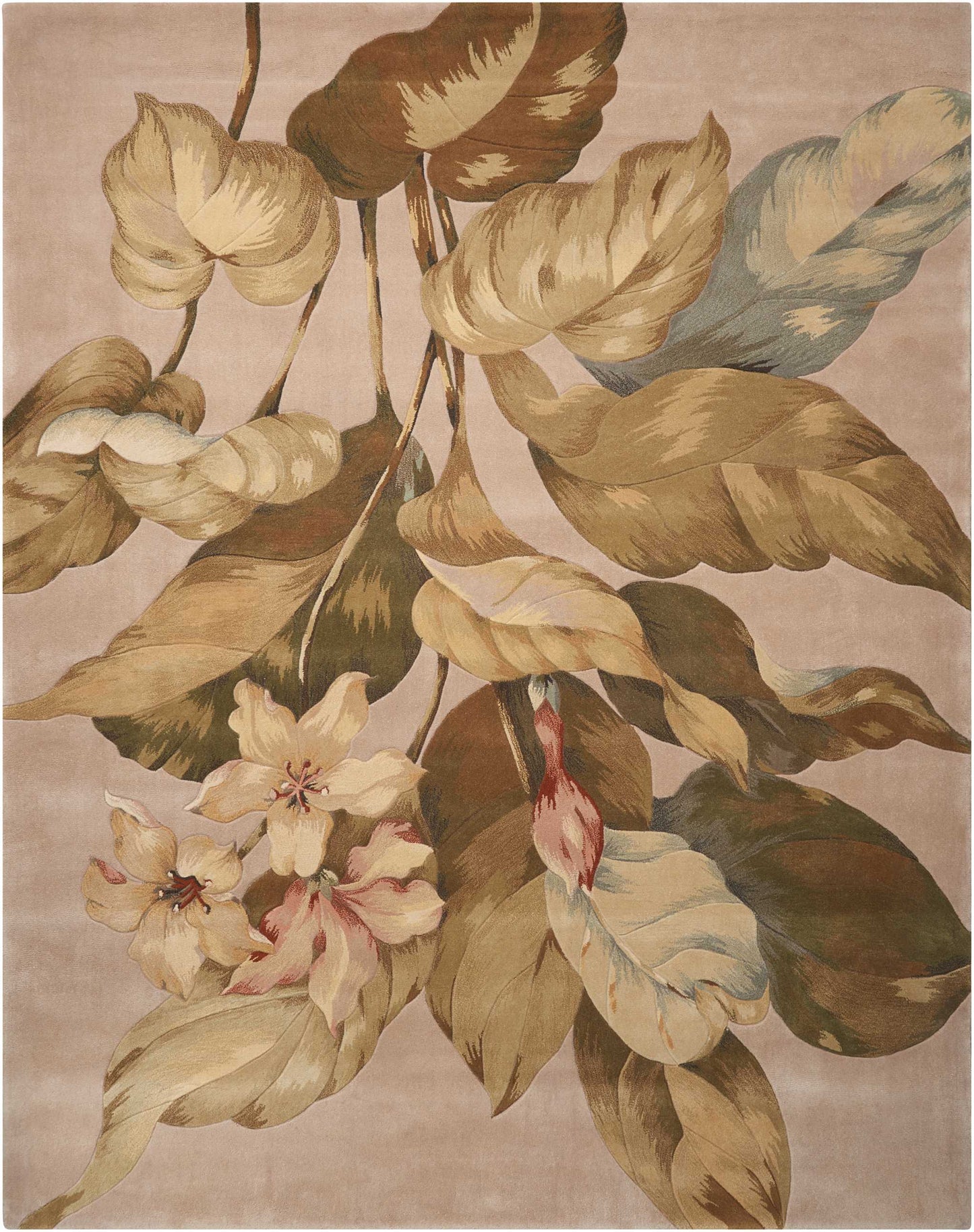 Nourison Home Tropics TS04 Beige Contemporary Tufted Rug