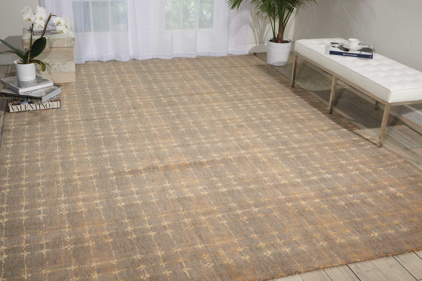 Nourison Home Silken Allure Grey Contemporary