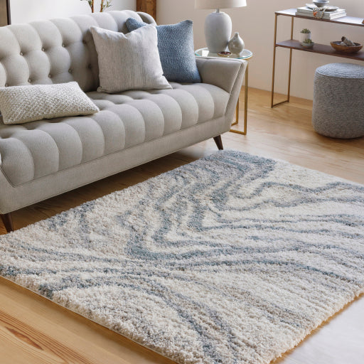 Surya Eskimo Shag ESG-2305 Blue Modern Machinemade Rug