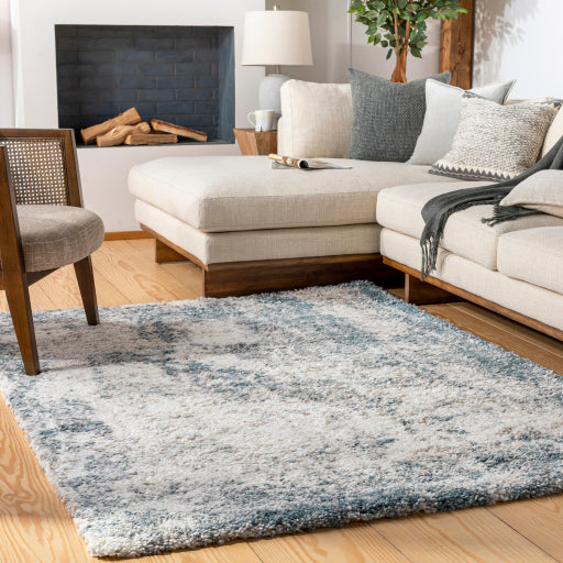Surya Eskimo Shag ESG-2312 Blue Modern Machinemade Rug