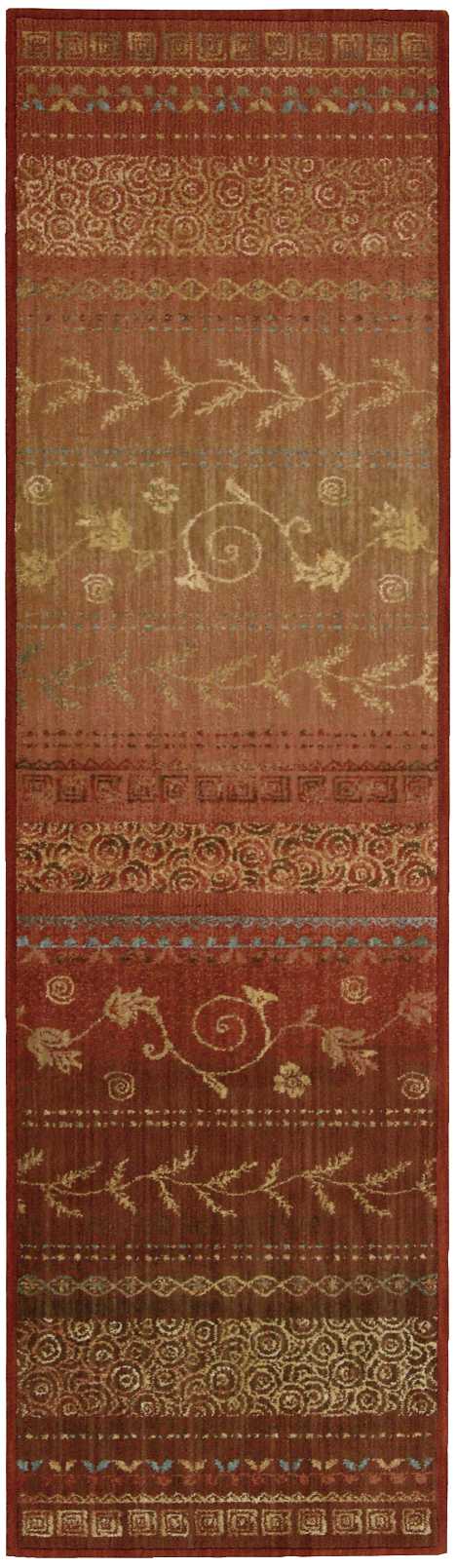 Nourison Home Radiant Impression LK02 Crimson Traditional Loomed Rug