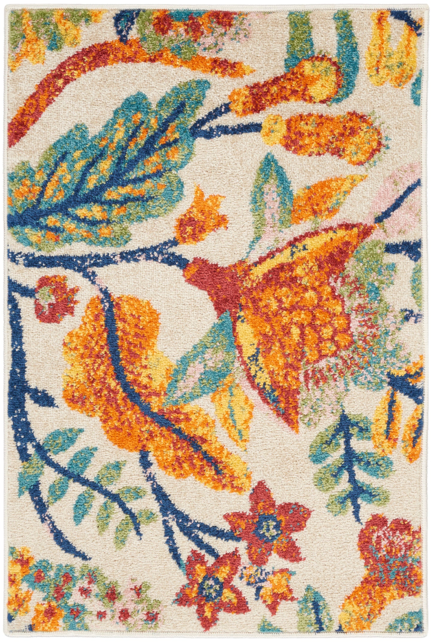 Nourison Home Allur ALR09 Ivory Multicolor Contemporary Power-loomed Rug