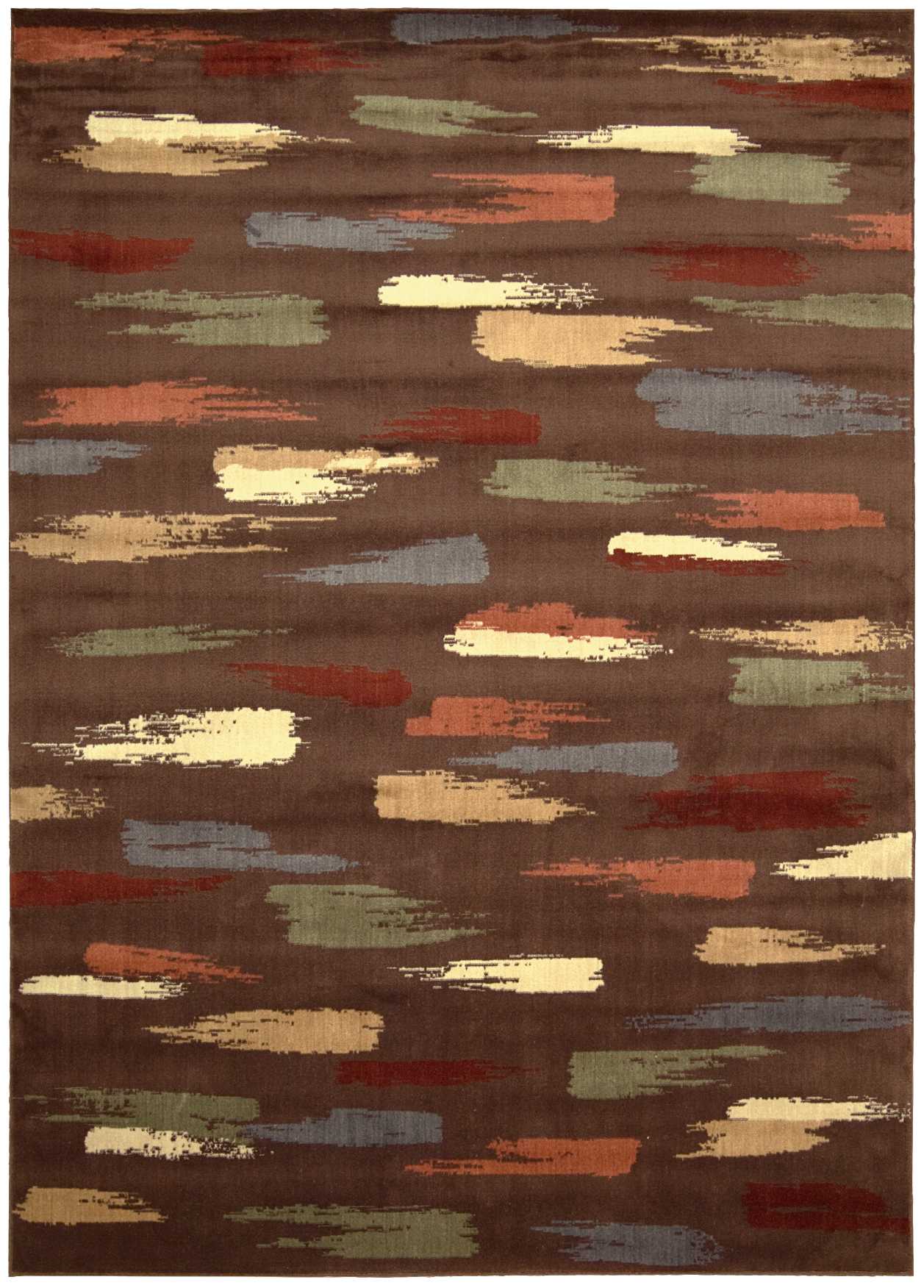 Nourison Home Expressions XP10 Chocolate Contemporary Power-loomed Rug