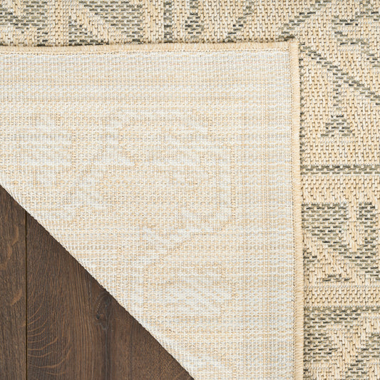 Nourison Home Tulum Taupe Olive Contemporary