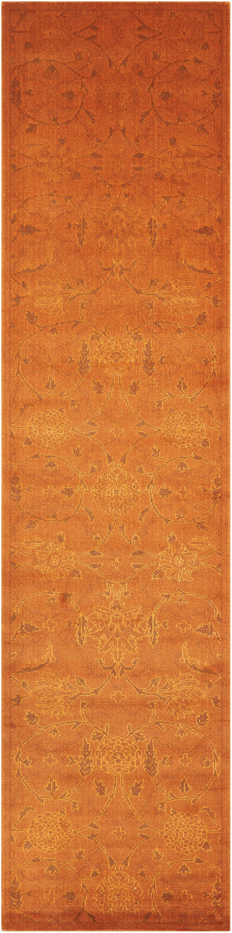 Nourison Home Silk Infusion SIF01 Copper Transitional Loomed Rug