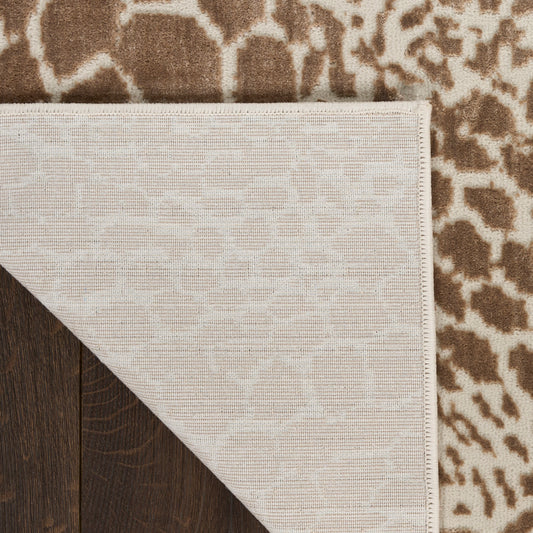 Nourison Home Desire Camel Silver Contemporary