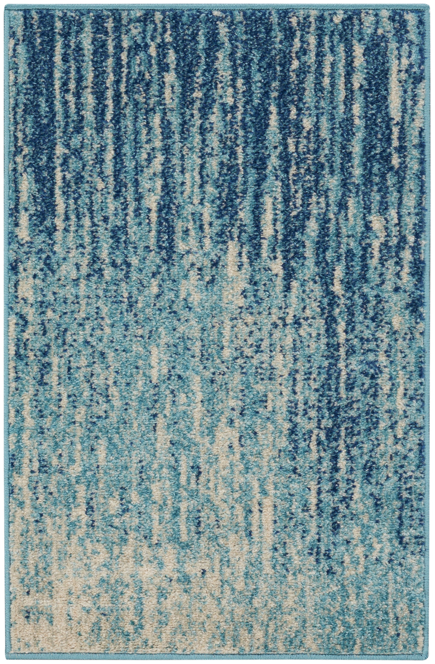 Nourison Home Passion PSN09 Navy Light Blue Contemporary Power-loomed Rugs