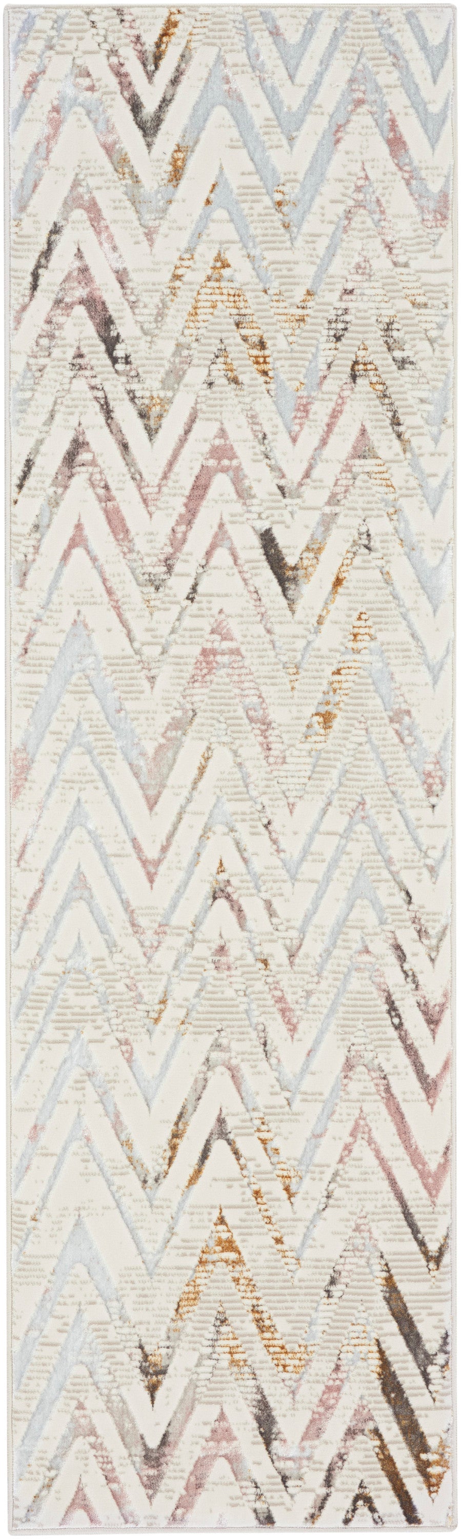 Nourison Home Glitz GLZ05 Multicolor Contemporary Power-loomed Rug