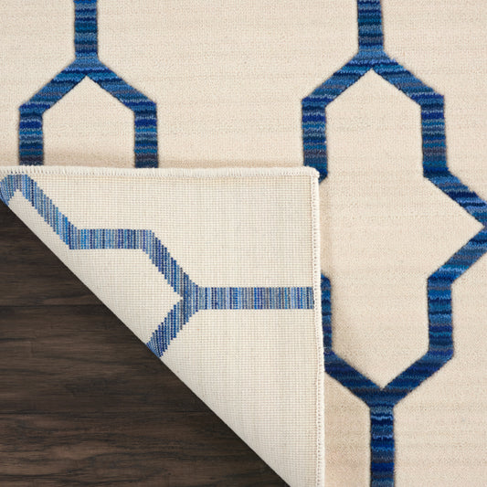 Barclay Butera Butera Collection Ivory Navy Transitional