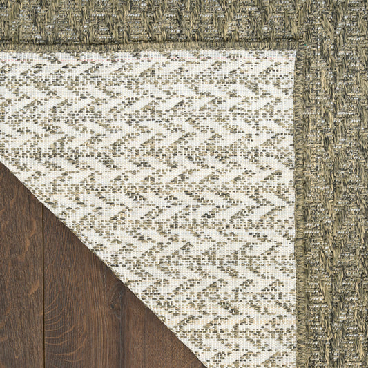 Nourison Home Tulum Olive Contemporary