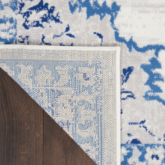 Nourison Home Whimsicle Ivory Blue Transitional