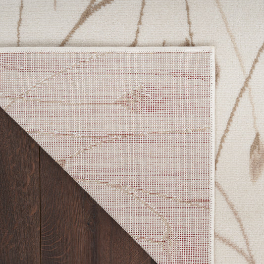 Nourison Home Grafix Ivory Beige Contemporary