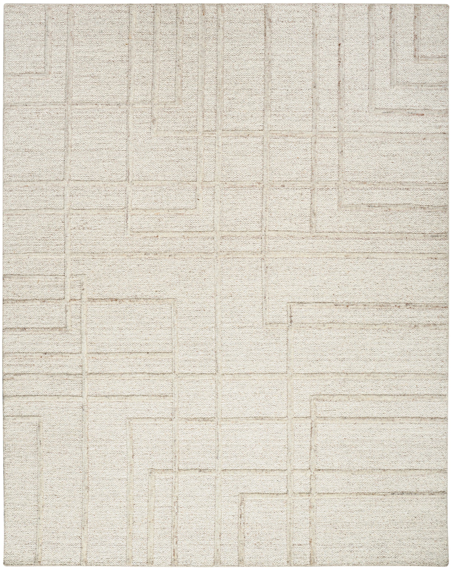 Calvin Klein CK045 Impressions IMP01 Ivory Contemporary Hand Tufted Rug