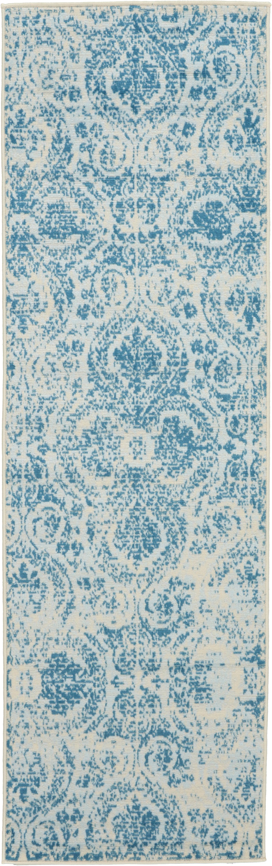 Nourison Home Jubilant JUB05 Blue Transitional Power-loomed Rug