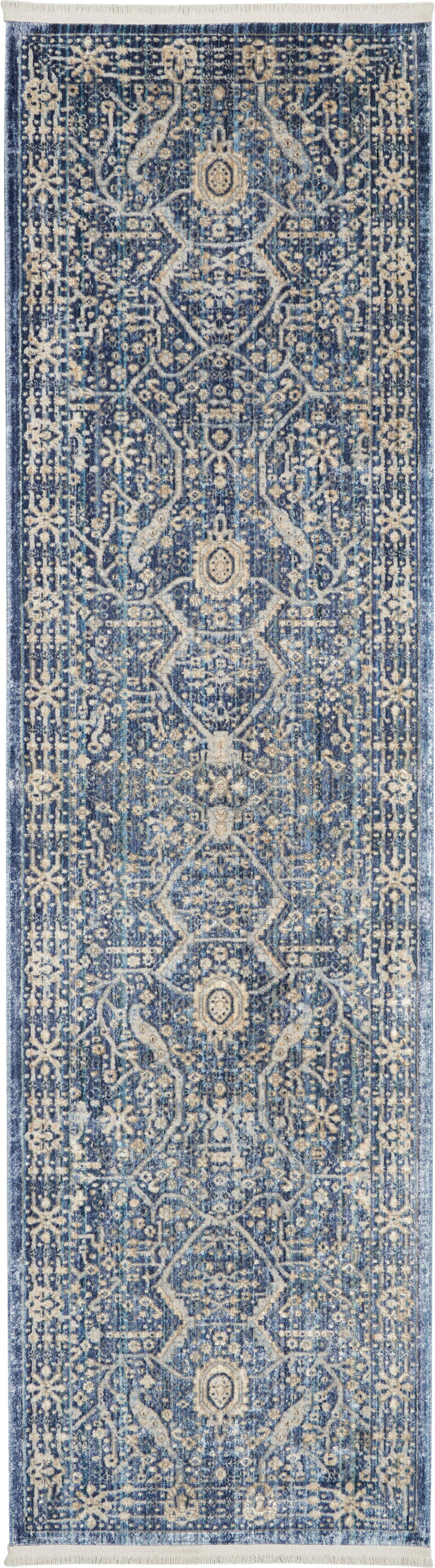 Nourison Home Lustrous Weave LUW03 Blue Power-loomed Rug