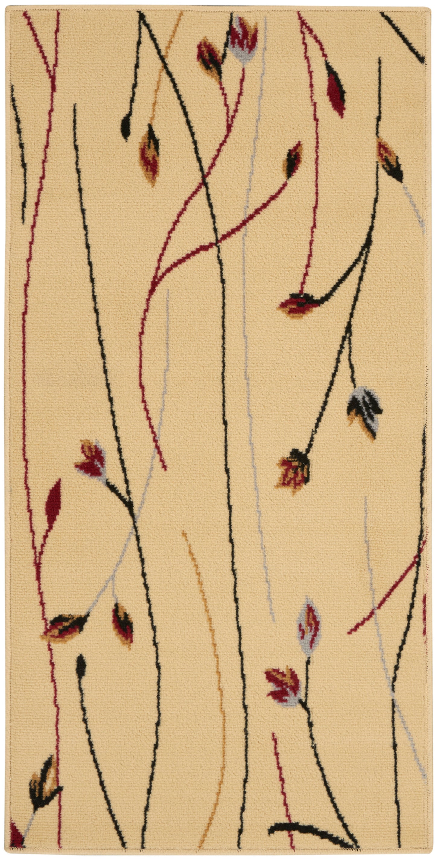 Nourison Home Grafix GRF15 Cream Contemporary Power-loomed Rug