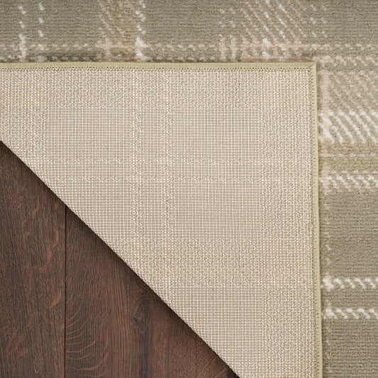 Nourison Home Grafix Olive Contemporary