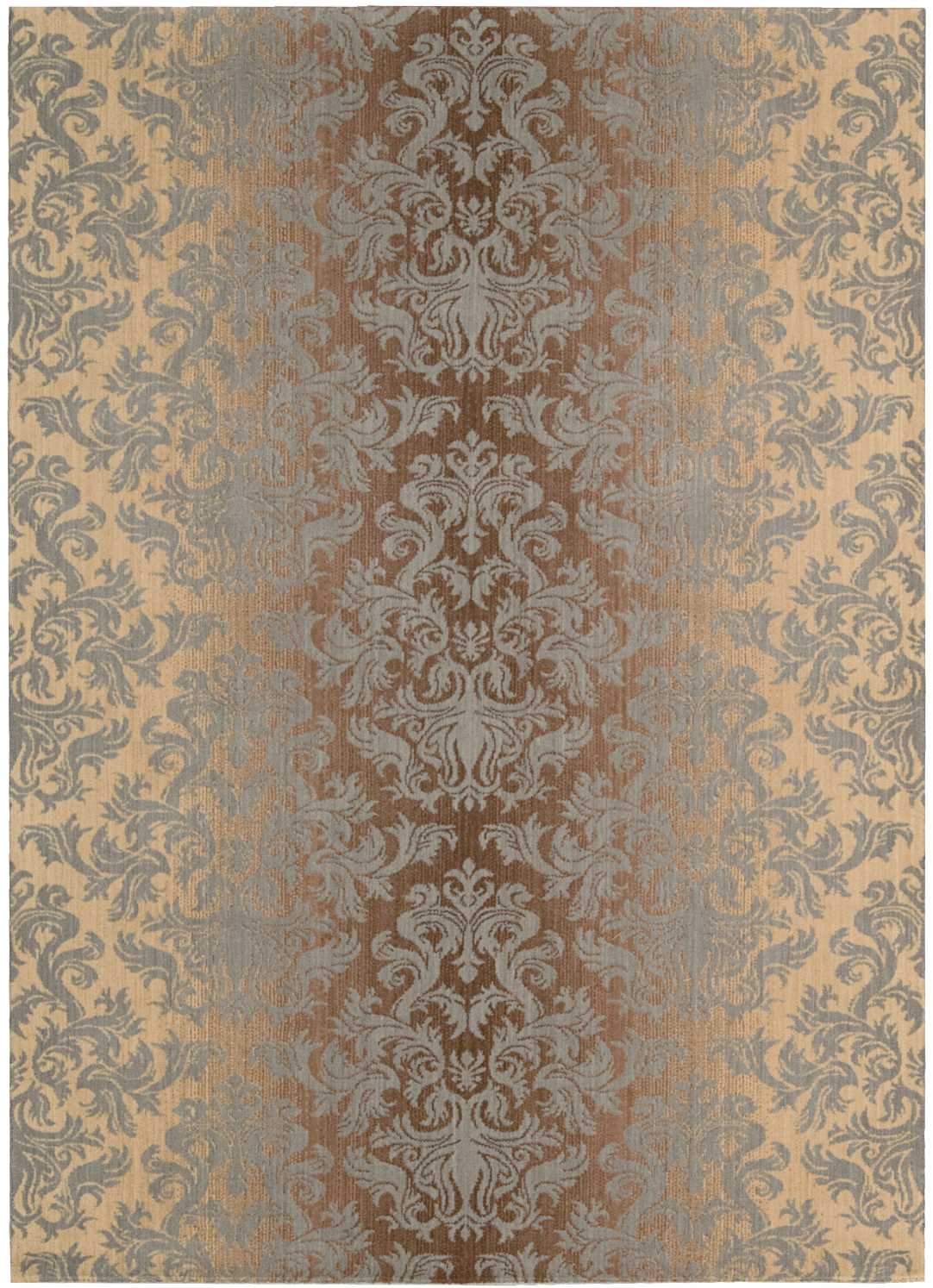 Nourison Home Riviera RI06 Mocha Beige Transitional Loomed Rug