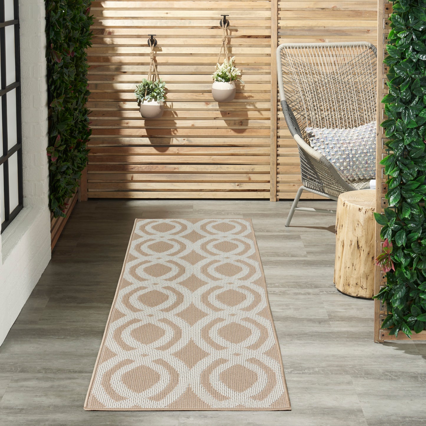 Nourison Home Aruba Beige Cream Contemporary