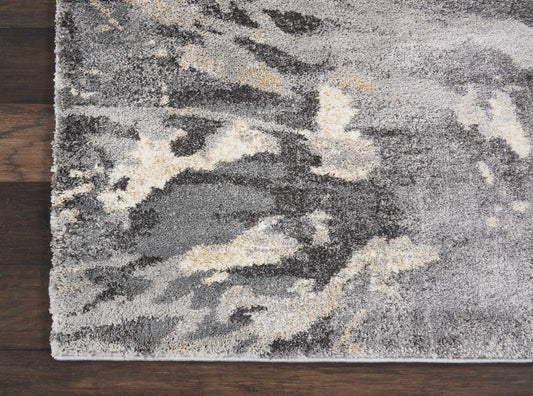 Nourison Home Fusion Grey Contemporary