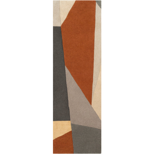 Surya Forum FM-7224 Rust Modern Tufted Rug