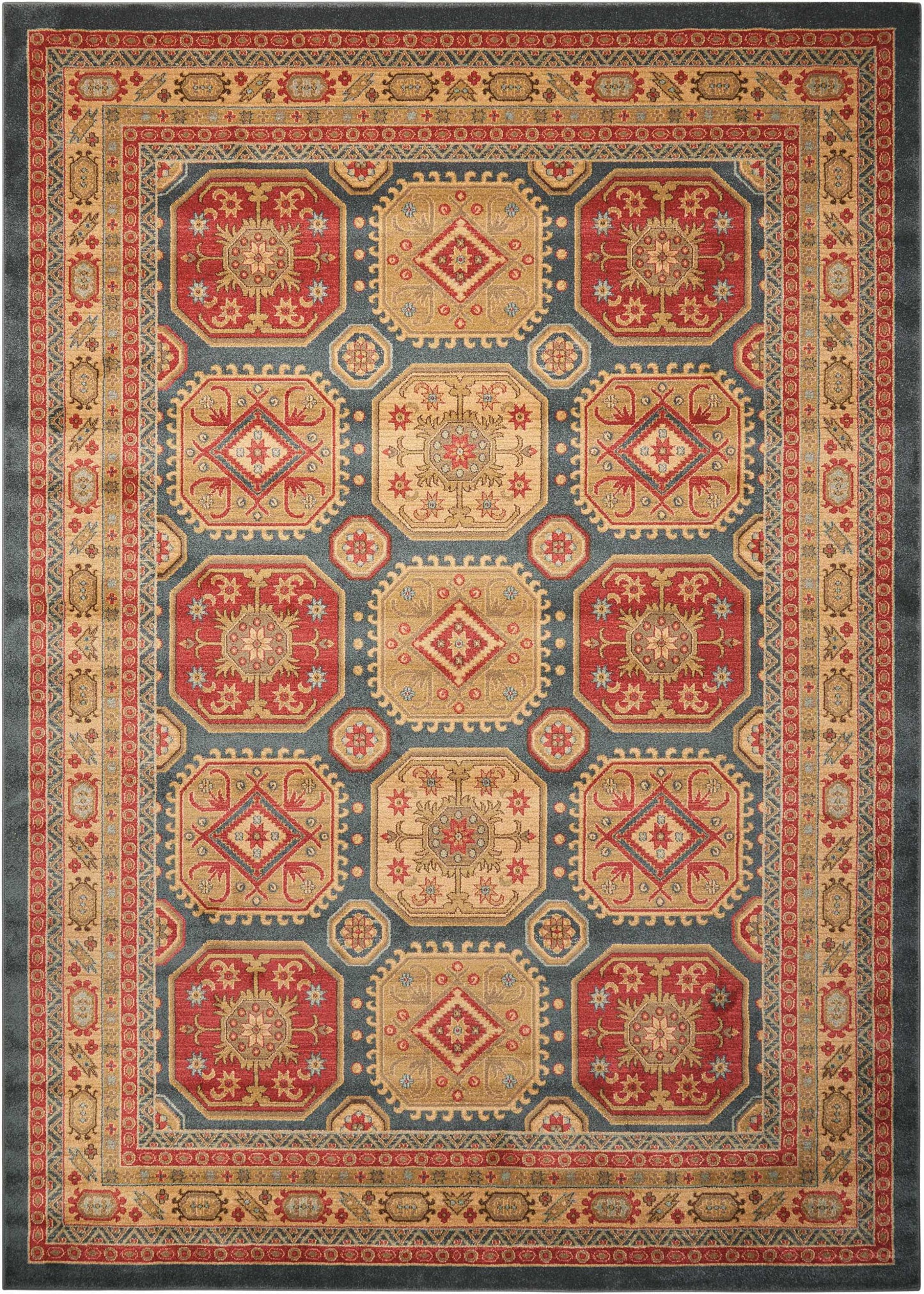 Nourison Home Maymana MYN13 Midnight Traditional Power-loomed Rug