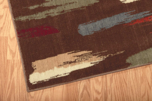 Nourison Home Expressions Chocolate Contemporary