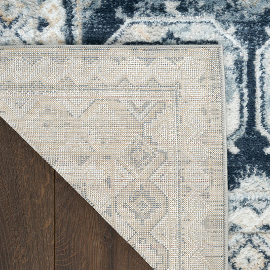 Nourison Home Dekor Grey Navy Traditional
