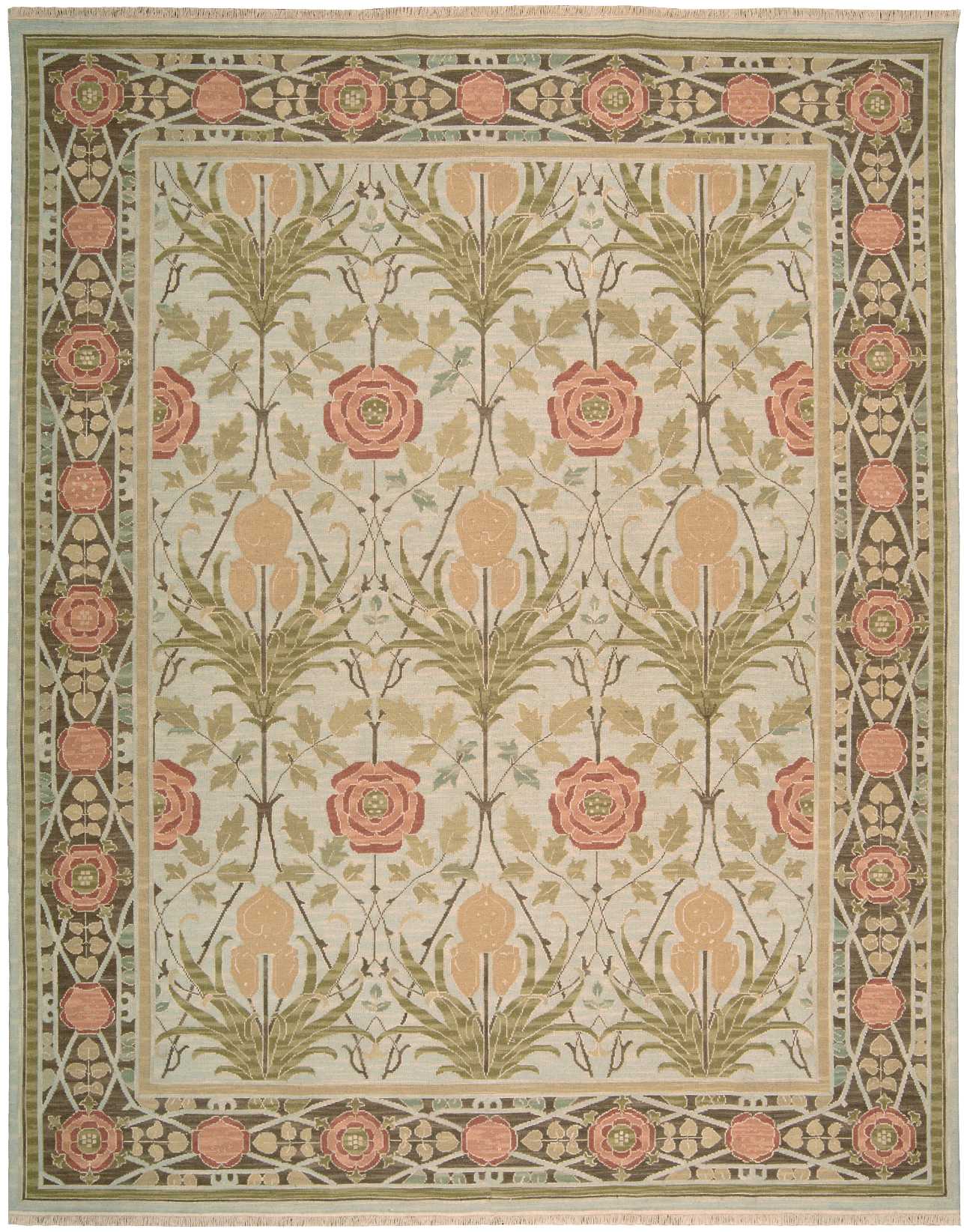 Nourison Home Nourmak Light Green Traditional