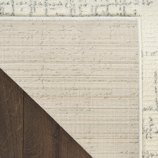 Nourison Home Ivory Hues Ivory Grey Contemporary