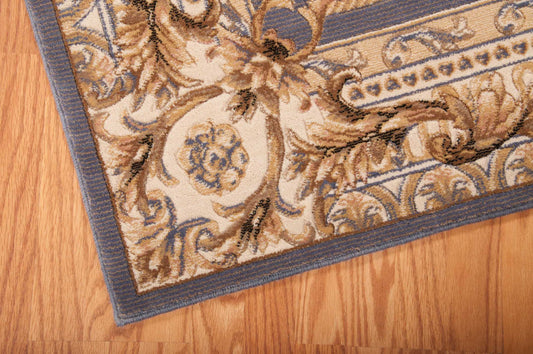Nourison Home Ashton House Blue Traditional