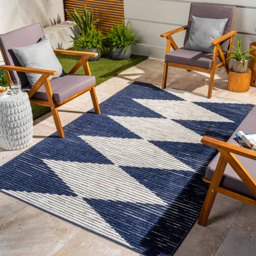 Surya Greenwich GWC-2324 Ink Blue Global Rug