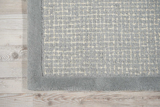 Nourison Home River Brook Light Blue Ivory Contemporary