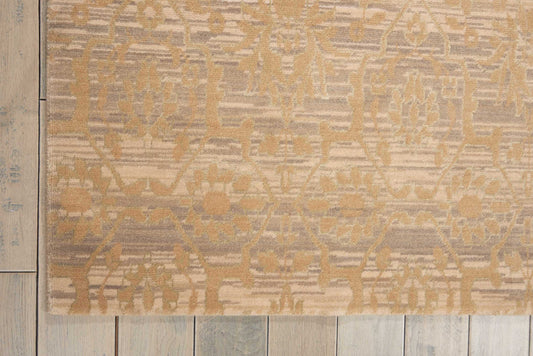 Nourison Home Silken Allure Sand Contemporary