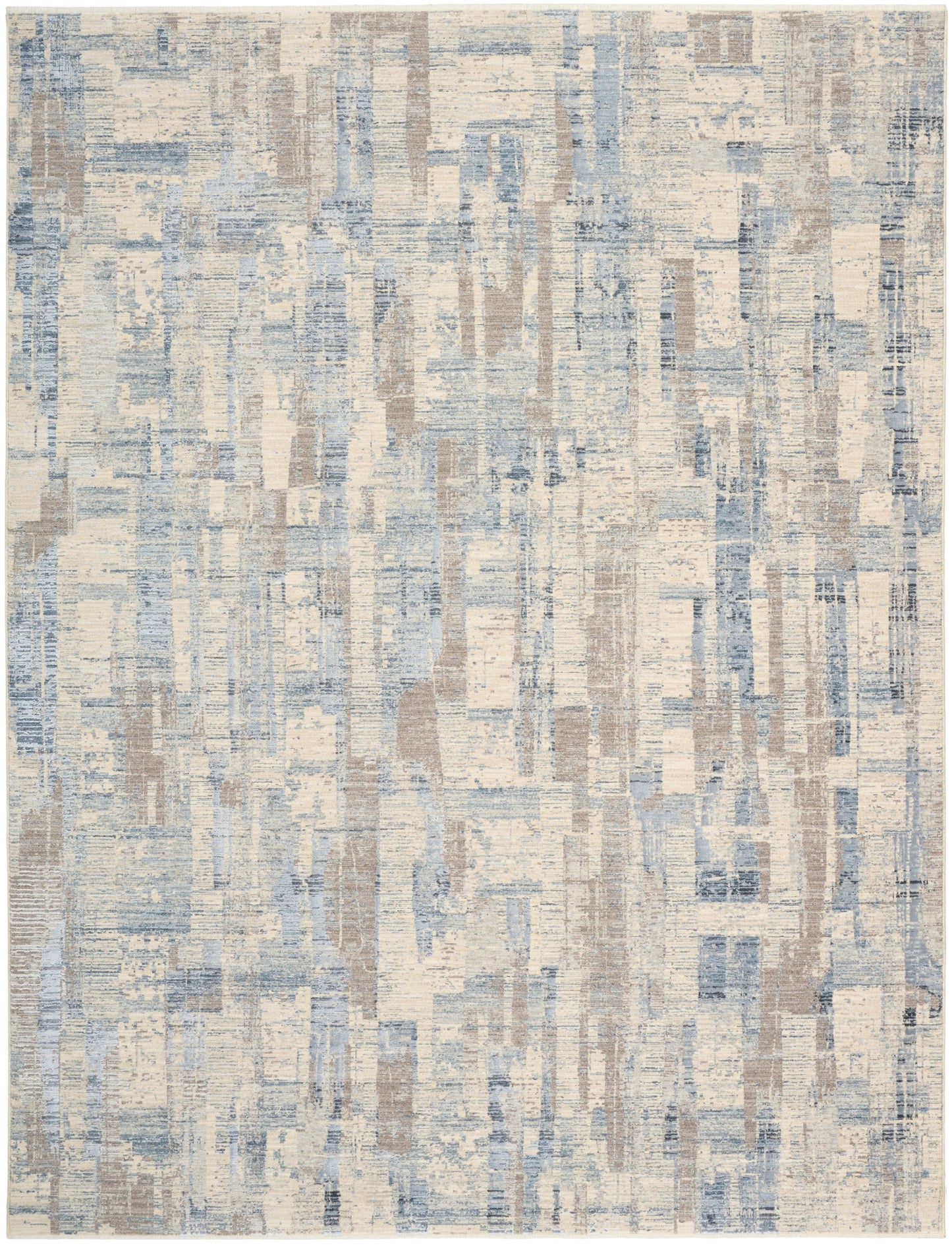 Calvin Klein CK089 Drift DRF04 Blue Beige Contemporary Machine Woven Rug