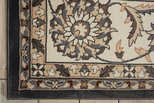 Nourison Home Persian Crown Charcoal Ivory Traditional