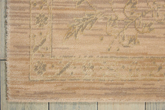 Nourison Home Silk Elements Sand Traditional