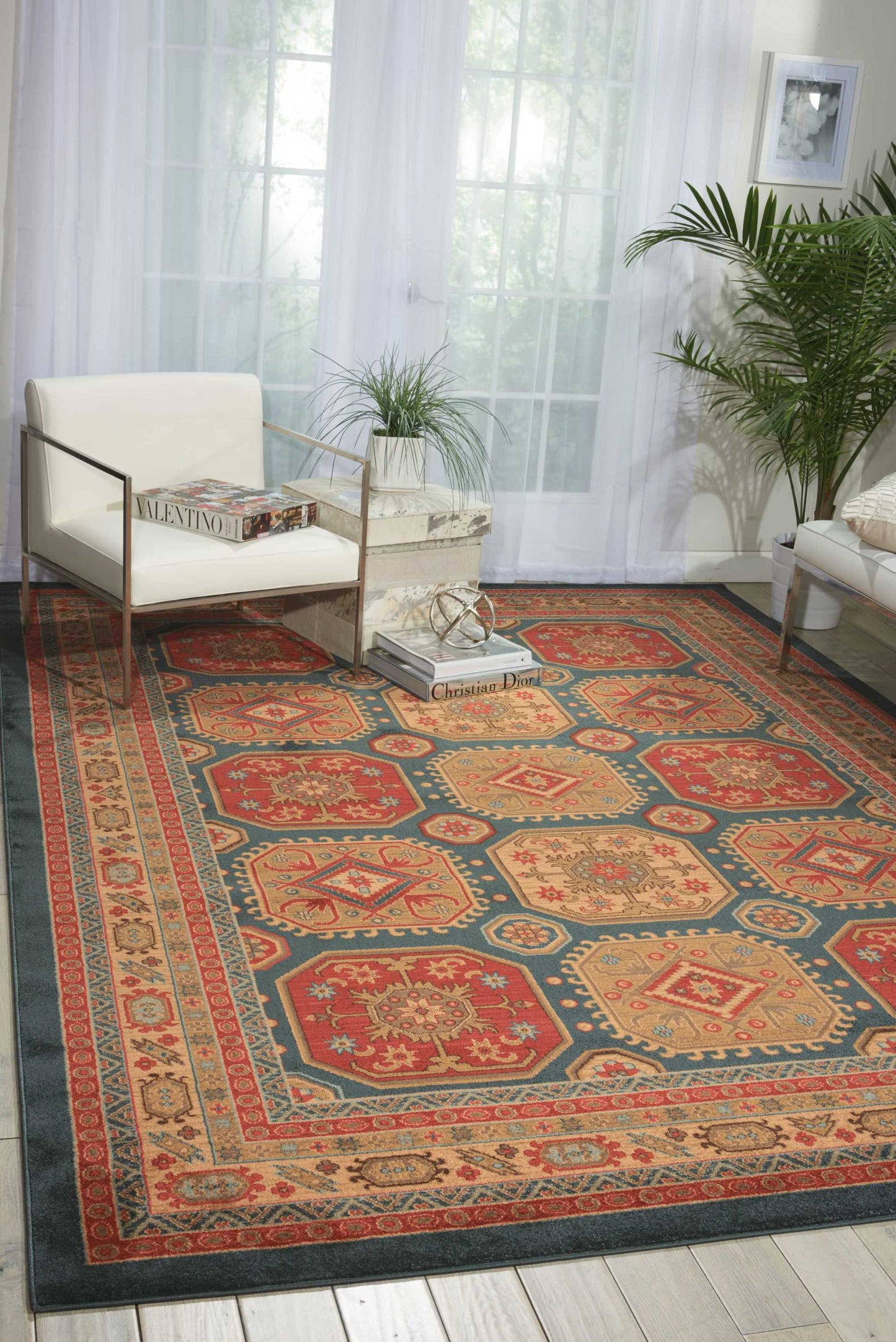 Nourison Home Maymana Midnight Traditional