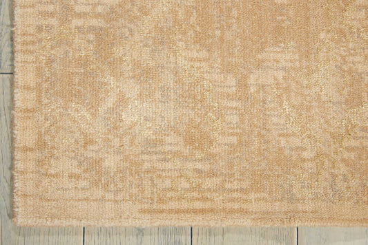Nourison Home Silk Elements Sand Traditional