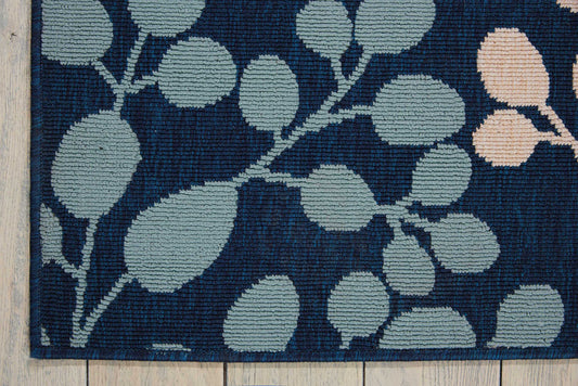 Nourison Home Caribbean Navy Contemporary