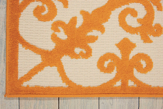 Nourison Home Aloha Orange Contemporary