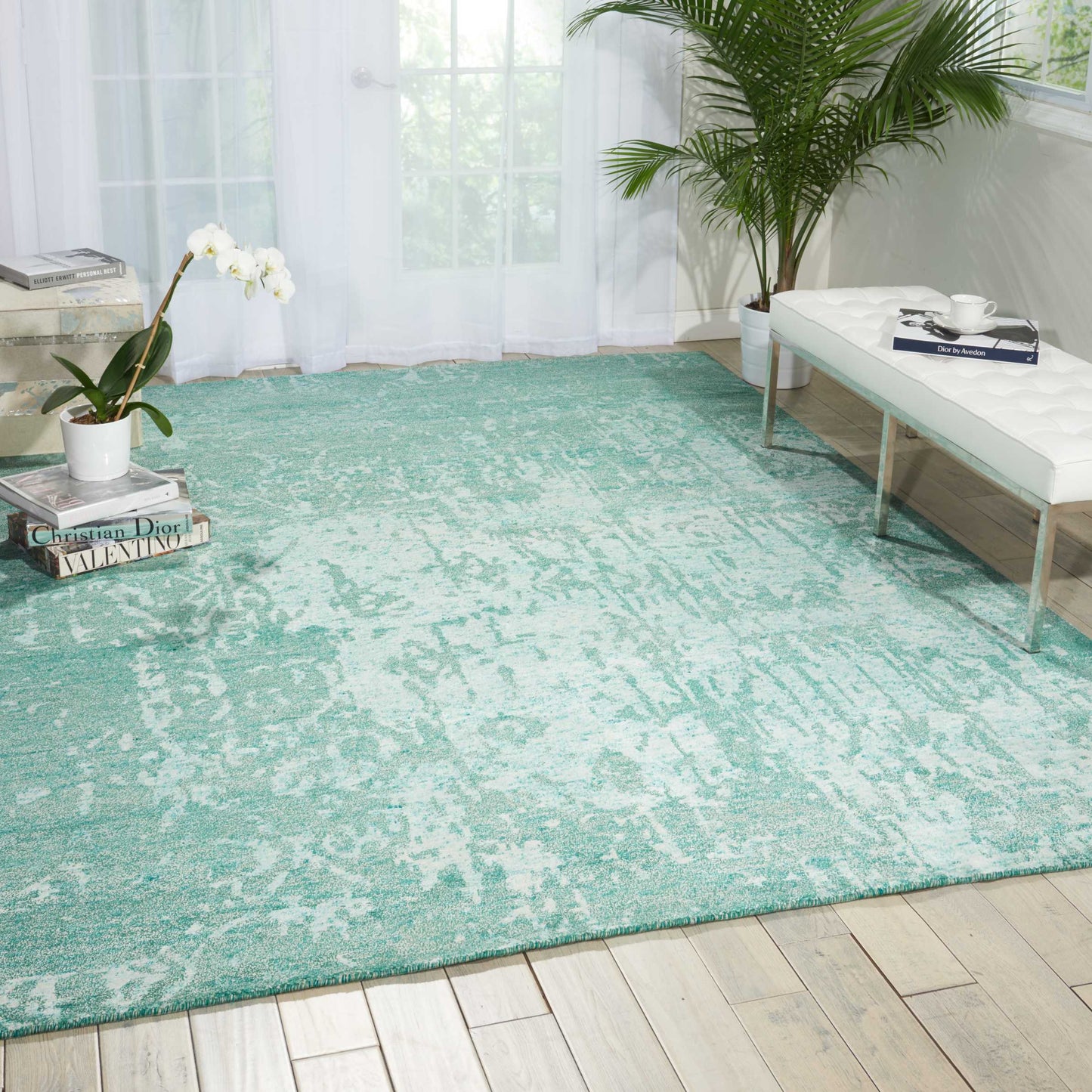 Nourison Home Silk Shadows Marine Transitional