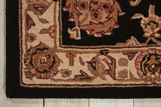 Nourison Home Heritage Hall Black Traditional