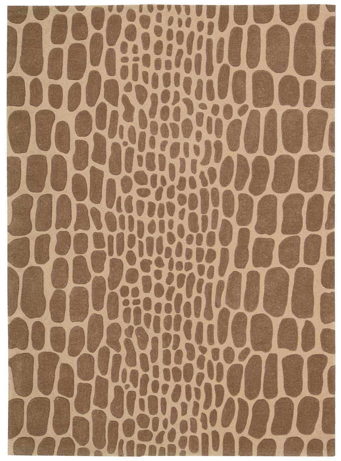 Michael Amini Zambiana MA403 Beige Contemporary Tufted Rug
