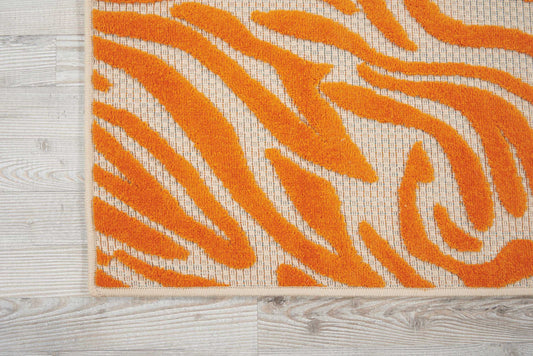 Nourison Home Aloha Orange Contemporary