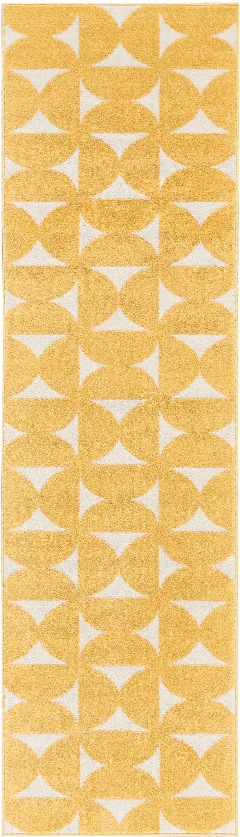 Nourison Home Harper DS301 Yellow Contemporary Power-loomed Rug